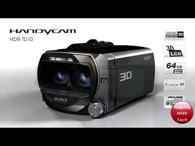 Sony 3D HDR-TD10 Camcorder & 3D Bloggie Overview HD - YouTube
