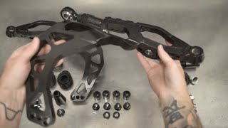 V2 Z33 350z/V35 4130 クロモリ スーパーロック ロア コントロール アーム