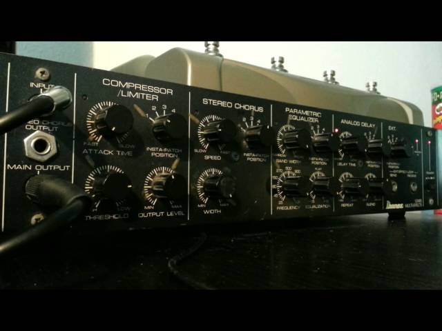 Vintage Ibanez UE405 Multi-effects (Clean Demo) - YouTube