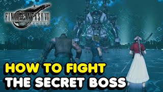 How To Fight The Secret Boss In Final Fantasy 7 Remake (Ultimate