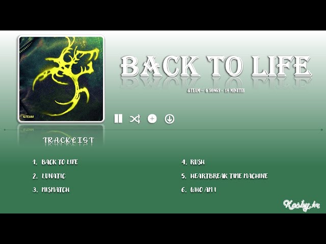 FULL ALBUM] &TEAM - BACK TO LIFE - YouTube