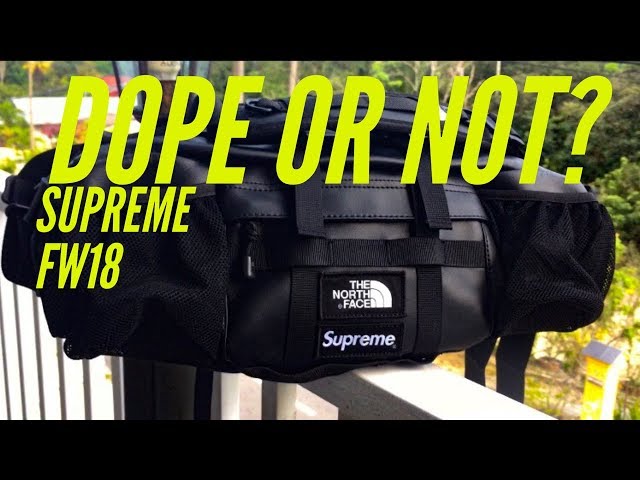 REVIEW ''Supreme X The North Face Leather Mountain Waist Bag Black