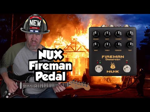 NUX Fireman Distortion Pedal - Amp In A Box Pedal - YouTube