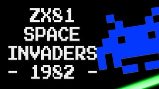 Space Invaders for the ZX81 (Hi Res) by Jeff Minter (1982) - YouTube
