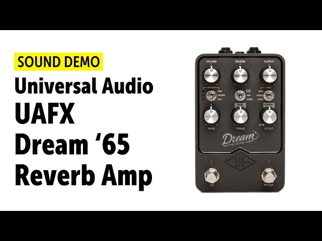 Universal Audio UAFX Dream '65 Reverb Amp - Sound Demo (no talking