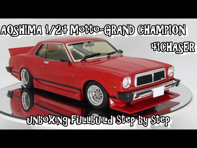 Scale Car Plastic Model AOSHIMA 1/24 Motto-GRAND CHAMPION 41CHASER