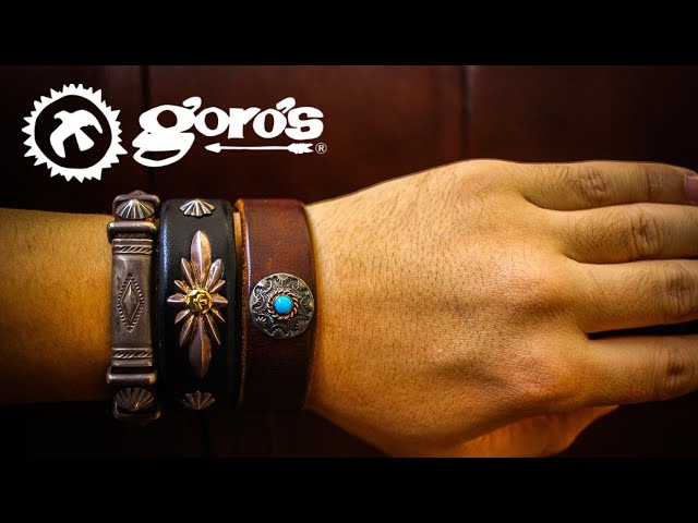 ゴローズ 革ブレス 茶色 シェルコンチョ 0611145058_648560c294fc1_1800x