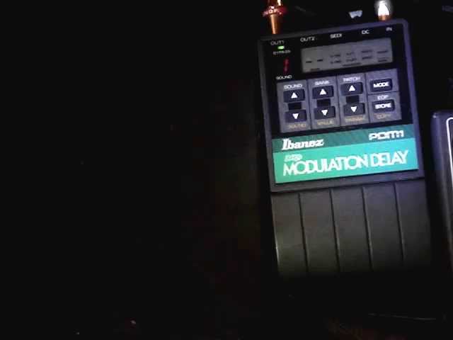 Ibanez PDM 1 (Programmable Delay Modulation) Cool Setttings - YouTube