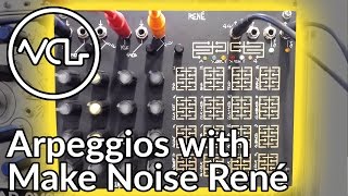 Arpeggios With Make Noise René - YouTube