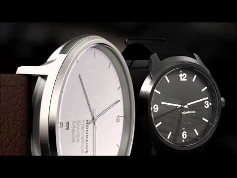 Mondaine Watch Helvetica No1 light and bold - YouTube