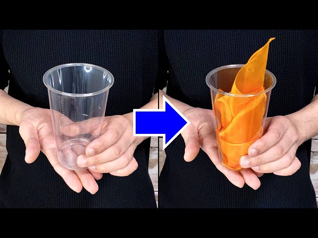 種明かし】簡単マジック！ハンカチの出現！| Easy Appearing