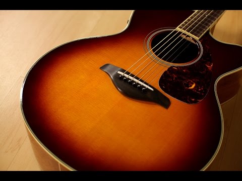 Yamaha FJX720SC Acoustic Electric Guitar Demo - YouTube