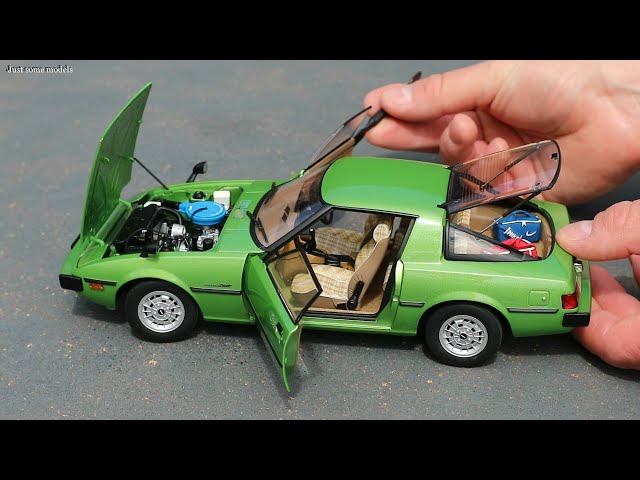 1:18 Mazda Savanna RX-7 (SA) 1978 - Autoart [Unboxing] - YouTube