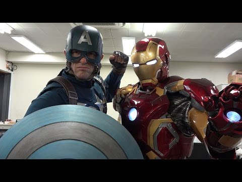 アイアンマン＆キャプテン・アメリカが編集部訪問！映画