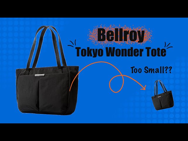 Honest Review - 12L Bellroy Tokyo Wonder Tote - YouTube