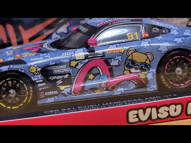 1/43 EVISU KIZZU X Mercedes-AMG GT3 - YouTube