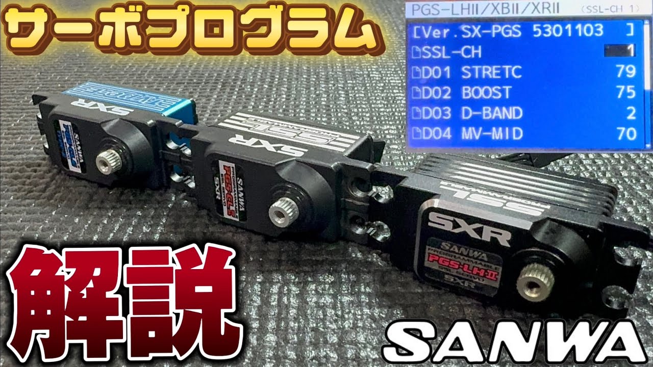 解説】超重要！プログラムサーボの設定を解説 SANWA - YouTube