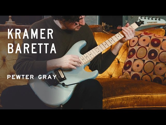 Kramer Baretta Pewter Gray | Russo Music Snacks - YouTube