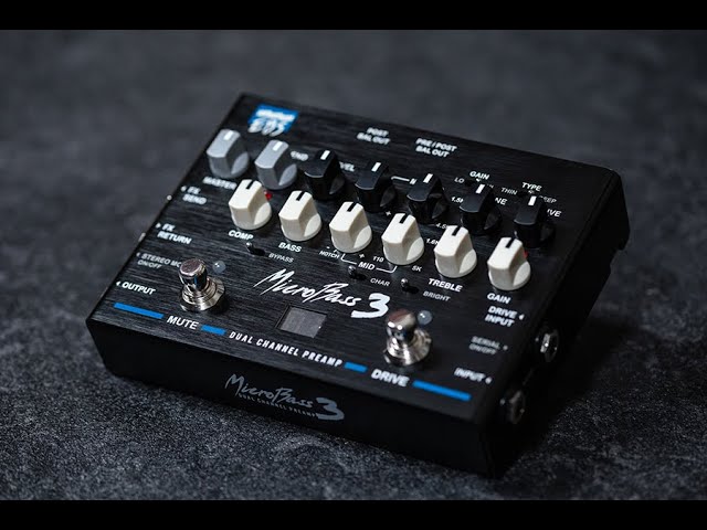 EBS MicroBass 3 - Dual Channel Preamp Review - YouTube