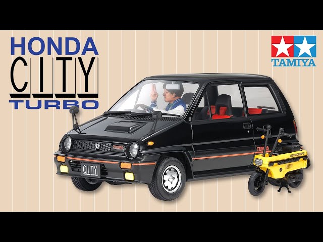 UNBOXING! Tamiya's 24369 Honda City Turbo Plus Motocompo - YouTube