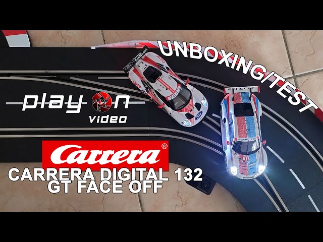 Carrera Digital 132 - GT FACE OFF - Unboxing/Test - YouTube