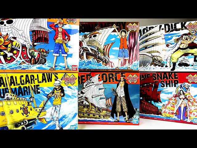 A masterpiece! Assemble 6 “One Piece Grand Ship Collection
