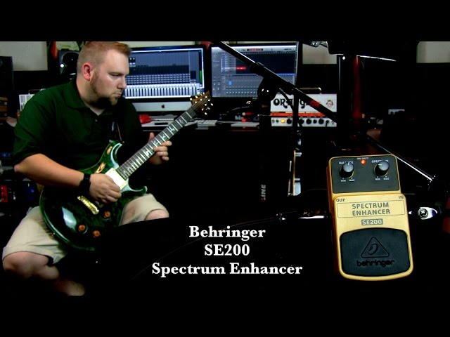 Behringer SE200 Spectrum Enhancer - YouTube