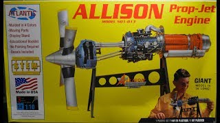 Atlantis Allison Prop Jet Engine Part 1 - YouTube
