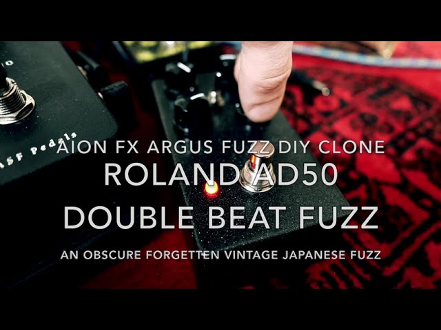 Roland AD50 Double Beat Fuzz (Aion FX Argus DIY clone) - YouTube