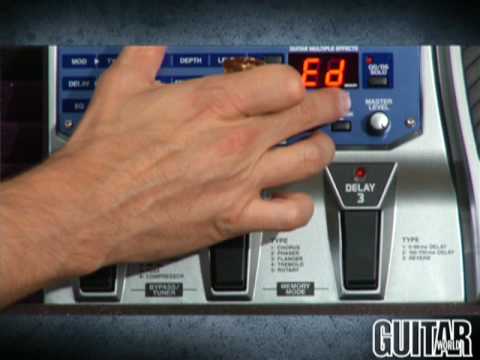 Boss ME-20 Guitar Multiple Effects processor - YouTube