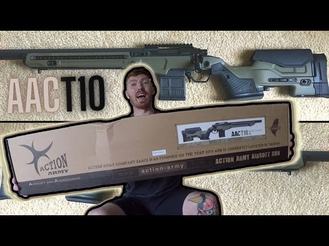 UNBOXING* an Action Army T10 Airsoft Sniper Rifle!!! - YouTube