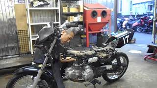 スズキ GS50】 レース用マシン 復活させます！ - YouTube