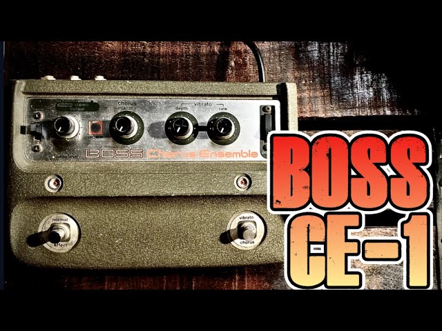 再掲】名機!!揺れものシリーズ！ついに大物登場！BOSS CE-1！名機には