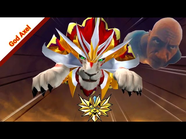 God axel gameplay. Strong animal kaiser max4 | 百獣大戦グレート