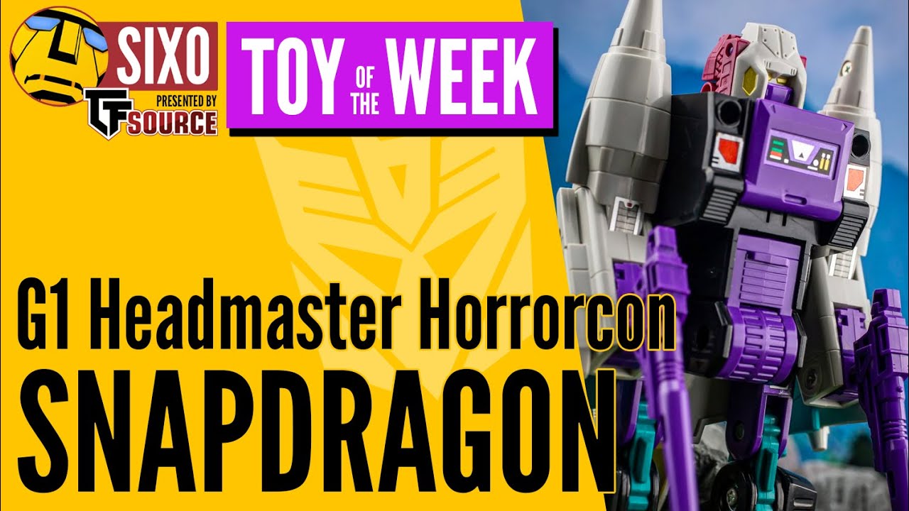 TRANSFORMERS TOY OF THE WEEK: G1 Headmaster Snapdragon - YouTube