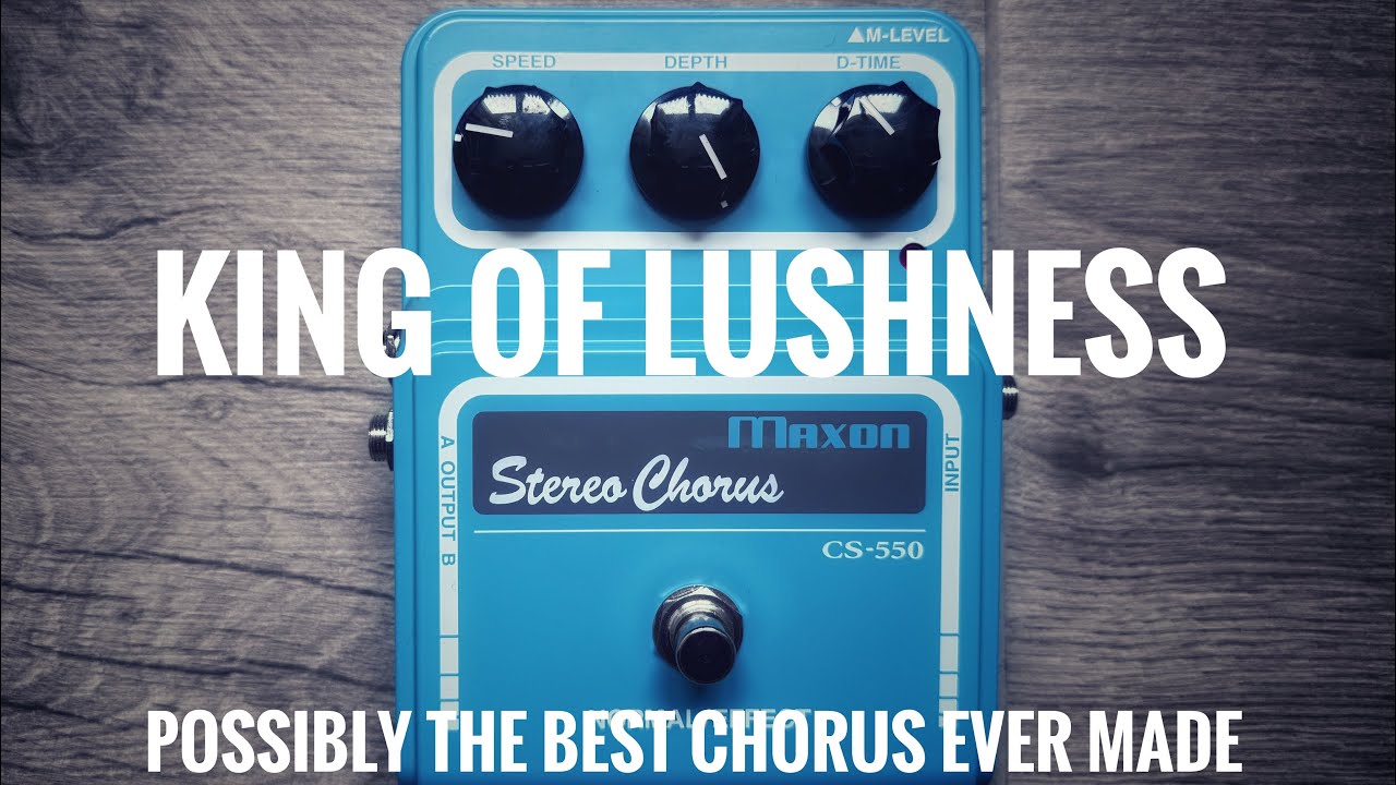 Maxon CS-550 Analog Chorus - YouTube