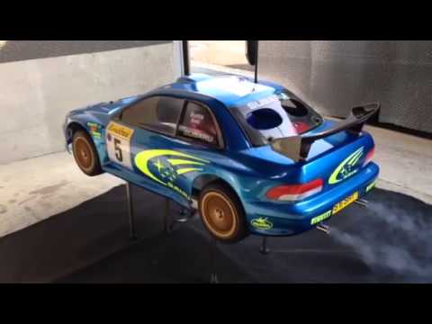 タミヤ 1/8エンジンRCカー インプレッサWRC - YouTube