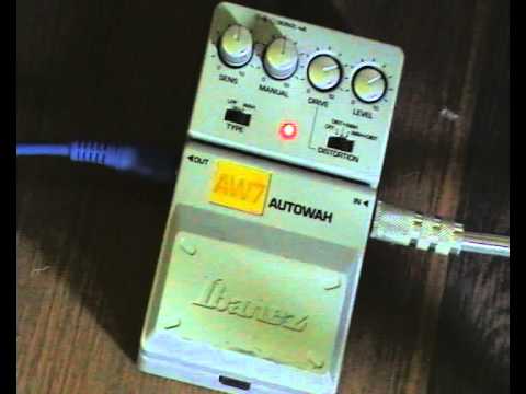 Ibanez AW7 autowah demo - YouTube
