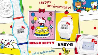 HELLO KITTY collaboration model BABY-G | CASIO - YouTube