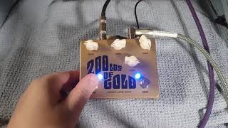 Lovepedal 200lb Gold & 68 Custom Deluxe Reverb Fender Amp - YouTube