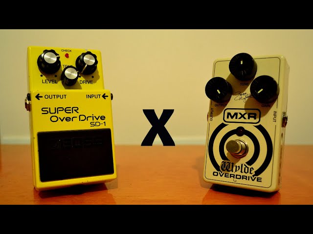 Boss Super Overdrive SD-1 x MXR Wylde Overdrive ZW 44 - YouTube