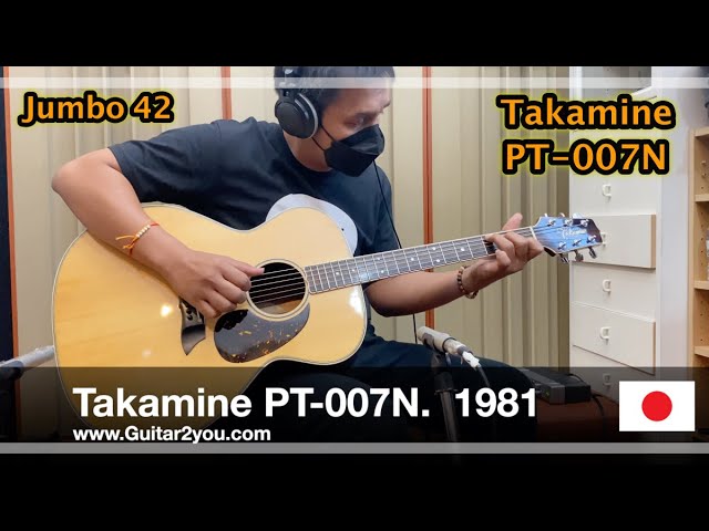 Takamine PT- 007N 1981 - YouTube