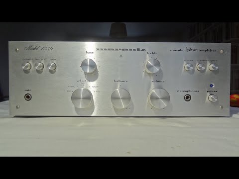 Vintage Marantz 1030 Integrated Stereo Amplifier Review. 1060