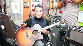 Takamine NPT-012 BS Takamine jumbo body electric acoustic guitar