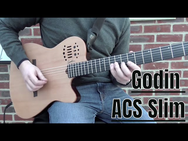 Godin ACS Slim Demo - YouTube
