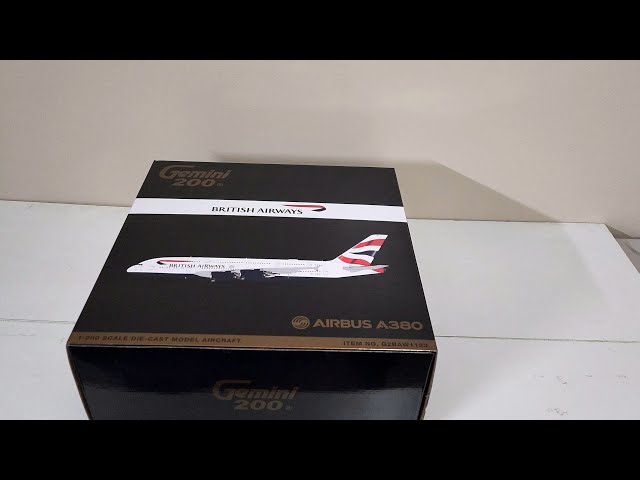 UNBOXING] Airbus A380-800 British Airways | GeminiJets 1:200 Die