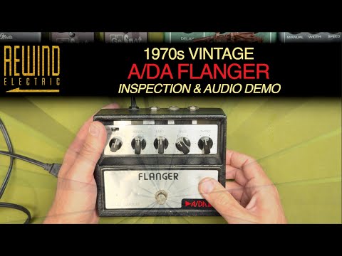 1970s Vintage A/DA Flanger - Inspection & Demo - YouTube