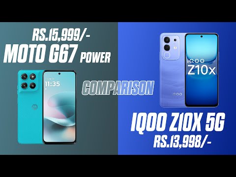 Moto G67 Power 5g Vs IQOO Z10x 5g Comparison | SD 7s Gen 2 Vs