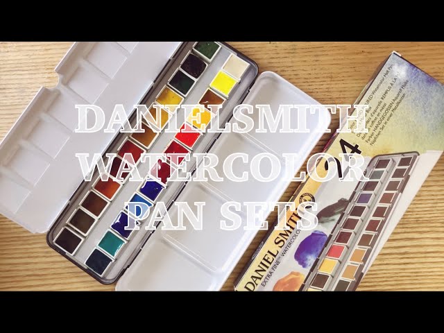 DANIELSMITH(ダニエル・スミス)の水彩絵具24色ハーフパンセット