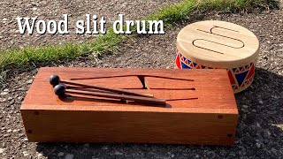 ウッドスリットドラム】wood slit drum - YouTube